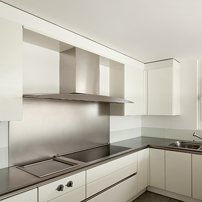 3mm dick Weiß 40x220cm Spritzschutz Küche KERABAD Küchenrückwand aus Aluverbund 