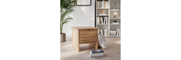 Hocker mit Schubladen
