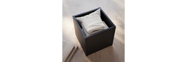 Hocker mit Deckel