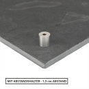 Abstandshalter für Schilderbefestigung, V2A Edelstahl 15 x 15 mm