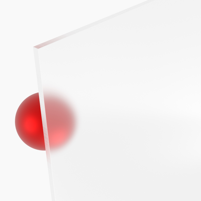 Milchglas Opal 30% Lichtdurchlässigkeit Acrylglas Edel (3mm, 200 X 500 Mm) - Nach Maß/Wunschmaß Möglich