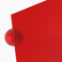 3mm Acrylglas satiniert rot lichtdurchlässig PERSPEX® Zuschnitt nach Mass