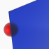 3mm Acrylglas satiniert blau PERSPEX® Zuschnitt nach Mass