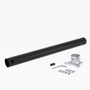 Tischbein rund 710 x 60 mm schwarz matt RAL 9005