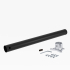 Tischbein rund 710 x 60 mm schwarz matt RAL 9005