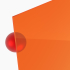 3 mm PLEXIGLAS® orange 2C04 GT, Lichtdurchlässigkeit 39%