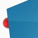 PLEXIGLAS® blau GS 5H51 GT, Lichtdurchlässigkeit 5%