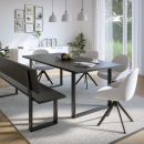 Arbeitsplatte Schwarz Matt Miniperl