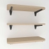 Regalwinkel, Schwerlastkonsole, Stahl, Tragkraft: 150 kg/Paar