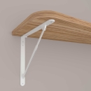 Konsole klappbar, weiß beschichtet, Tragkaft 30 - 60 kg/Paar