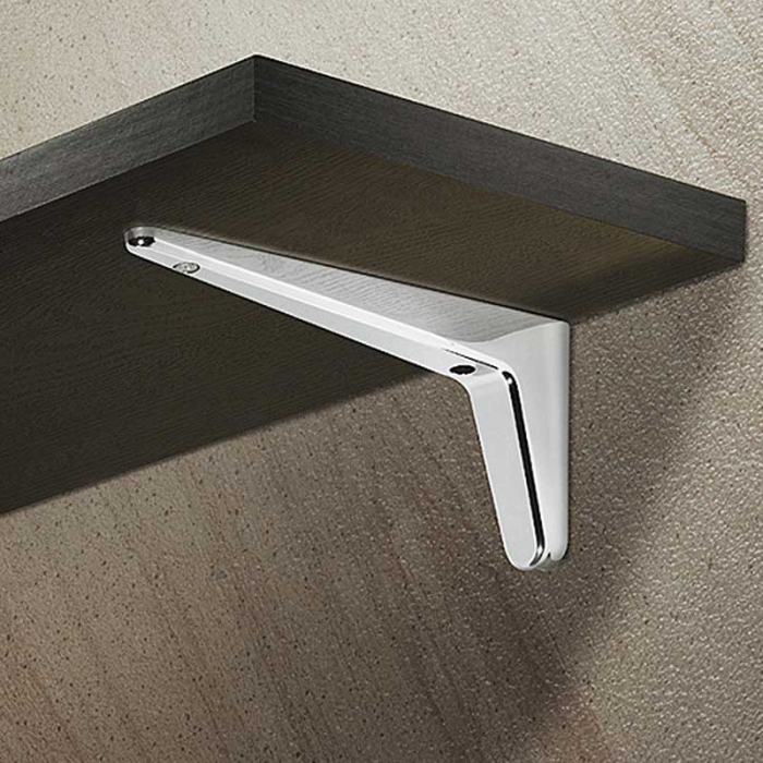 Konsole aus Stahl in RAL 9006 Weißaluminium...