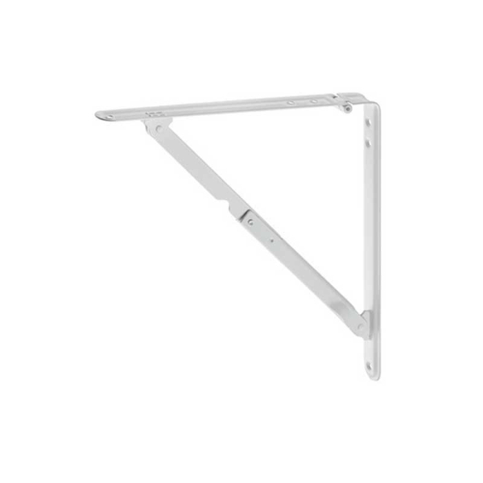 Konsole klappbar, weiß beschichtet, Tragkraft 50 kg/Paar 320 mm