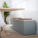 Sitzbank | Säulenfuß