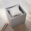 Hocker als Box | abnehmbarer Deckel