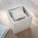 Hocker als Box | abnehmbarer Deckel