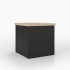 Hocker als Box | abnehmbarer Deckel