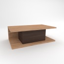 Couchtisch | rechteckig | Wange | Säule