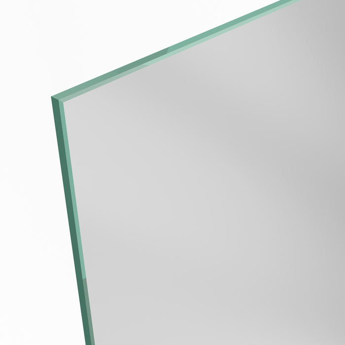 Passagier linken Seite Flügel Tür Silber Spiegelglas mit Trägerplatte # c-sn/l-rttc01  Clip auf 