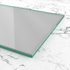 Spiegelglas silber