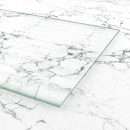 Listral blank weiß Ornamentglas Float