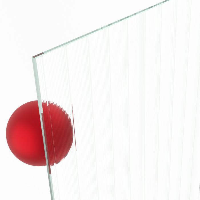 4 mm Listral blank weiß nach Maß Float