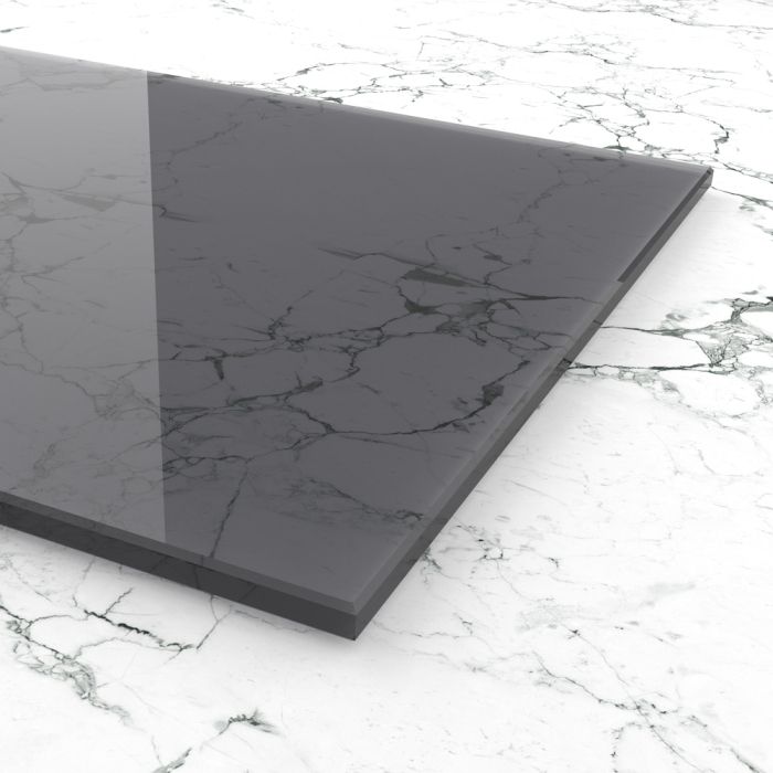 Grau getöntes Glas (ESG) Rauchglas