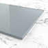Grau metallic lackiertes Floatglas mit SAFE-Folie