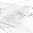 Weiß Listral D 597 Ornamentglas ESG