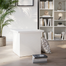 Hocker als Box | abnehmbarer Deckel | Überstand
