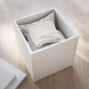 Hocker als Box | abnehmbarer Deckel | Überstand