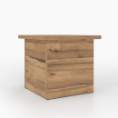 Hocker als Box | abnehmbarer Deckel | Überstand