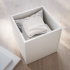Hocker als Box | abnehmbarer Deckel | Überstand