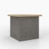 Hocker als Box | abnehmbarer Deckel | Überstand