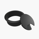 Kabeldurchlass Kunststoff rund 60mm schwarz