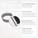 Kabeldurchführung für Schreibtische Aluminium 60mm