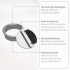 Kabeldurchführung für Schreibtische Aluminium 60mm