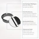 Kabeldurchführung für Schreibtische verchromt poliert 60mm