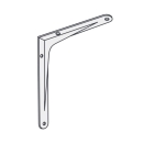 Schwerlastkonsole Aluminium, Regalträger, Tragkraft 100 kg/Stück 20x25 cm