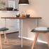 Tischbein rund 700 x 30 mm 4er Set