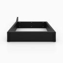 Bankgestell mit Lehne 800 x 420 mm, schwarz