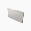 Möbelgriff aus Zinkdruckguss gebürstet |  40 x 19 x 22 mm