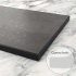 HPL Tischplatte Outdoor Beton Bronze