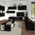 19 mm MDF Schwarz matt Antifingerprint