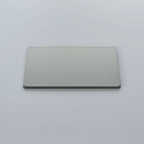 Materialmuster Alu DIBOND® Butlerfinish Edelstahl gebürstet