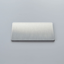 Materialmuster Alu DILITE® Butlerfinish Silber
