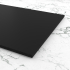 Materialmuster Acrylglas schwarz matt gedeckt blickdicht PERSPEX FROST®