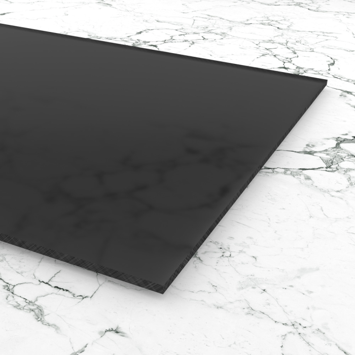 Materialmuster Acrylglas grau satiniert matt PERSPEX®...