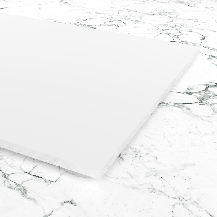 Materialmuster Acrylglas weiß matt blickdicht...