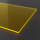Materialmuster PERSPEX® GS 2T51  floureszierend gelb