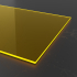 Materialmuster PERSPEX® GS 2T51  floureszierend gelb